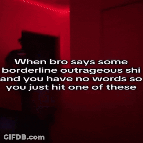 Purple Background When Bro Says Borderline Outrageous Shi GIF