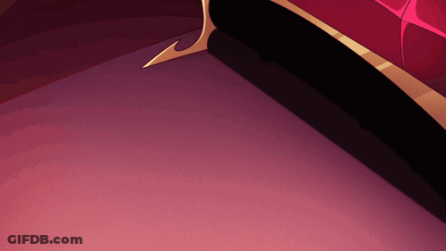 Purple Background With Black Border And Yellow Stripe GIF