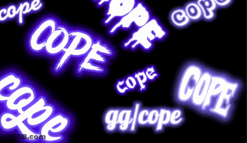 Purple Background With Cope GIF