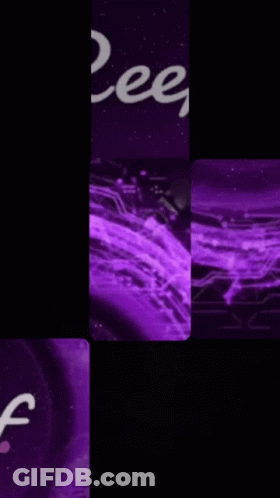 Purple Background With Letter K GIF