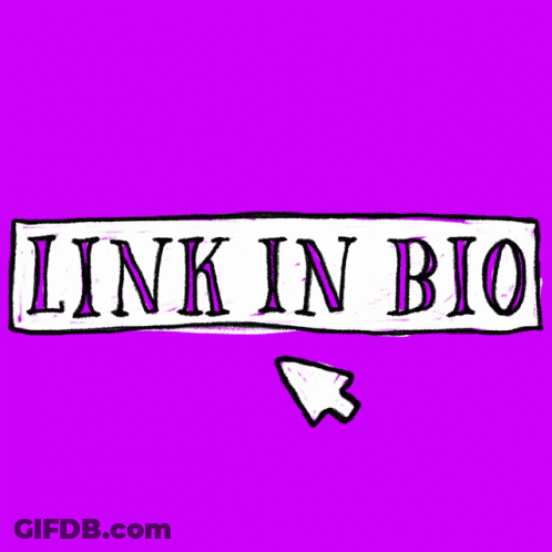 Purple Background With Link In Bio GIF