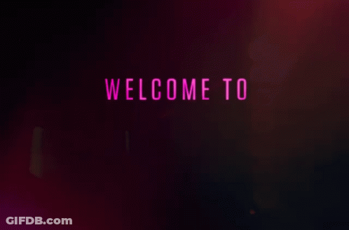 Purple Background With Pink Welcome To GIF