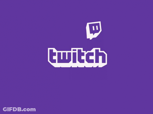 Purple Background With Twitch Logo GIF