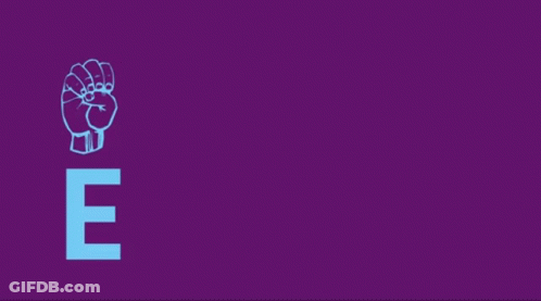 Purple Background With Word Elite In Blue GIF