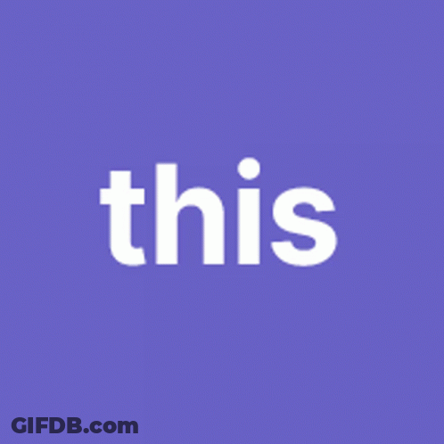 Purple Background With Word This GIF