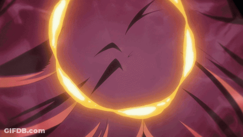 Purple Background With Yellow Circle GIF