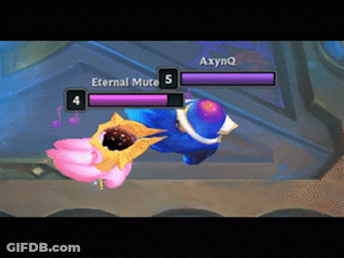 Purple Bar Saying Eternal Mute 5 GIF