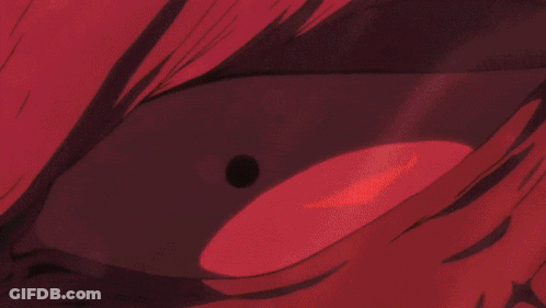 Purple Beam From Person's Face GIF