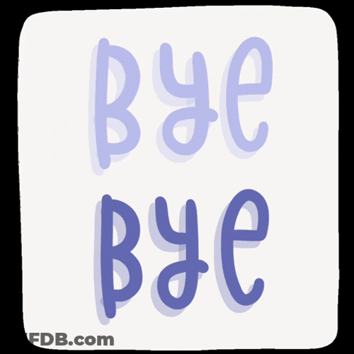 Purple Blue Bye Bye Meme GIF