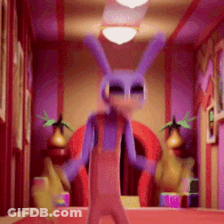 Purple Bunny Dancing GIF