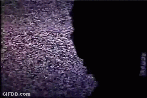 Purple Carpet With Person Silhouette GIF