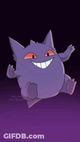 Purple Cartoon Character Rory Russell GIF