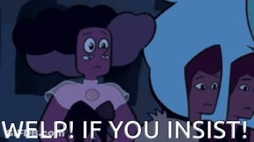 Purple Cartoon Character Says Welp If You Insist GIF
