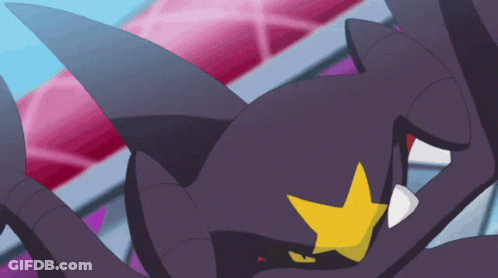Purple Cartoon Character With Yellow Star On Head GIF