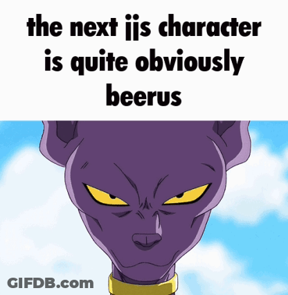 Purple Cat Next Character Is Quite Obviously Beerus GIF