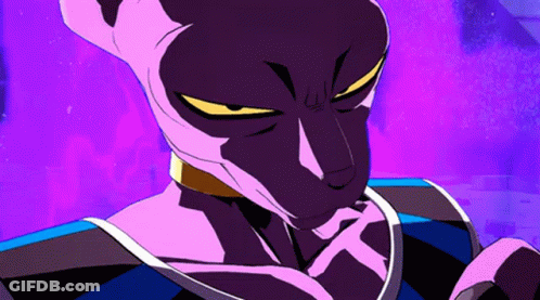 Purple Cat With Yellow Eyes GIF