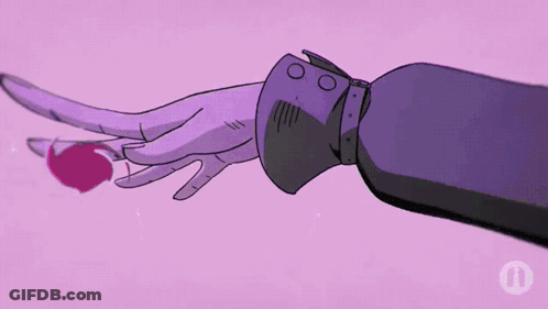 Purple Circle With Letter N GIF