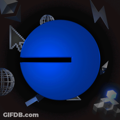 Purple Circle With White Heart GIF