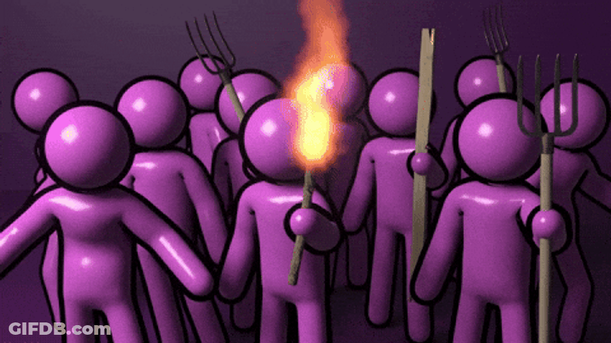 Purple Clone Starting Riot GIF