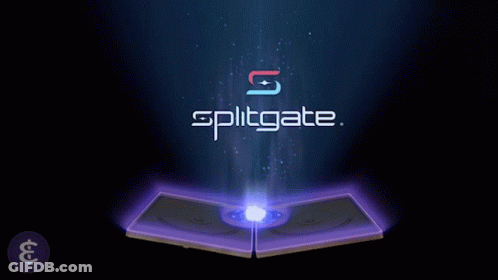 Purple Coin With Letters E And O GIF