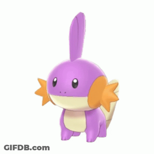 Purple Color Mudkip GIF