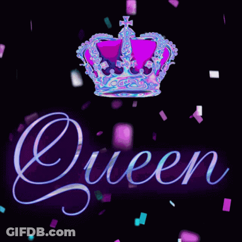 Purple Crown Queen GIF