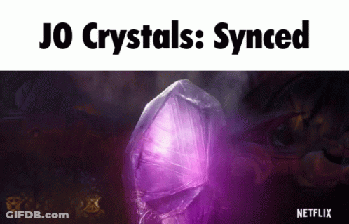 Purple Crystal With Jo Crystals Synced GIF