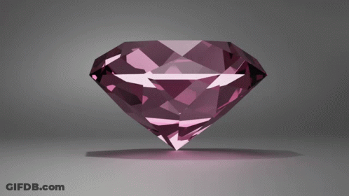 Purple Diamond On Gray Background GIF