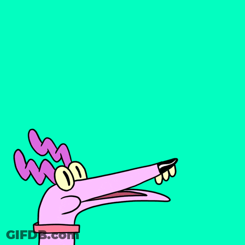 Purple Dog Barking Sound Animation GIF