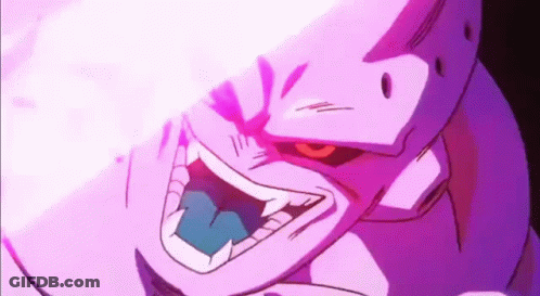 Purple Dragon Ball Z Breathing Purple Light GIF