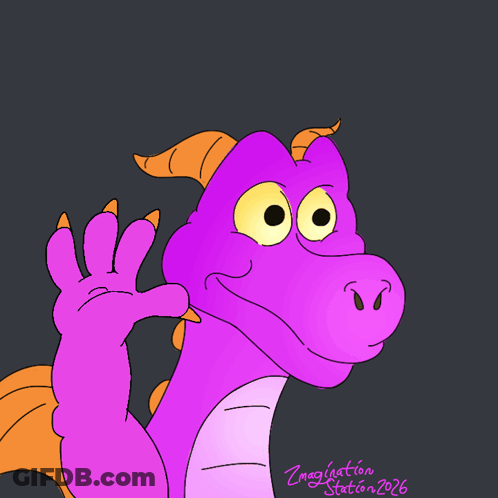 Purple Dragon Says Imagination Station 2026 GIF