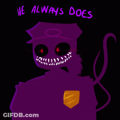 Purple Guy We Always Does GIF