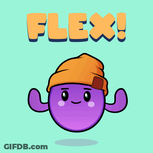 Purple Hair Girl Making Funny Face With Hands GIF