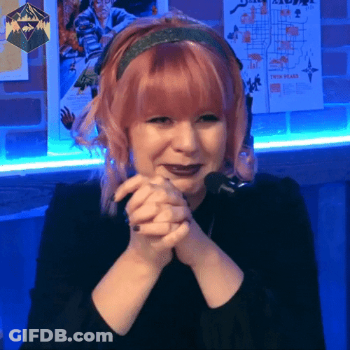 Purple Haired Woman Laugh Cry GIF