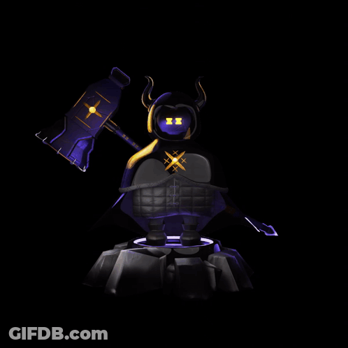 Purple Hammer On Rock GIF