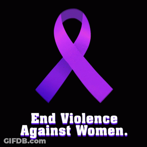 Purple Heart Saying V Day End Violence Against Women GIF