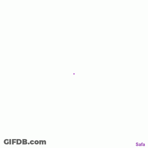 Purple Heart With Safa GIF