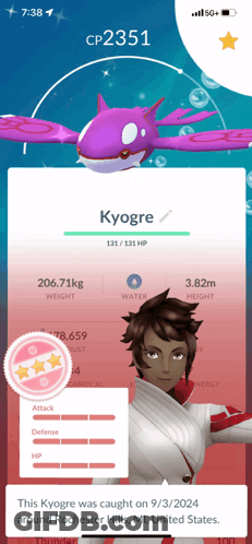 Purple Kyogre Pokemon GIF