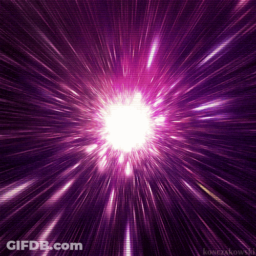 Purple LIght Explosion GIF