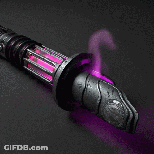 Purple Light From Black Object GIF