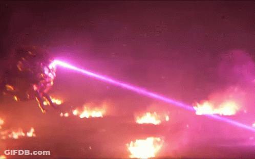 Purple Light Thrown In Air GIF