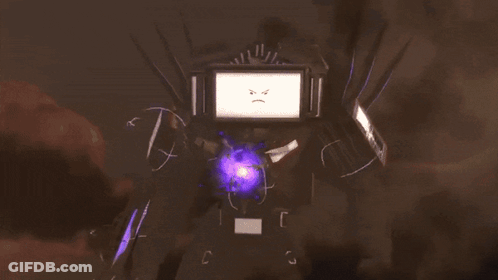 Purple Lightning Strikes In The Dark Sky GIF