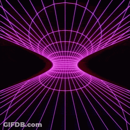 Purple Lines Loop Optic GIF