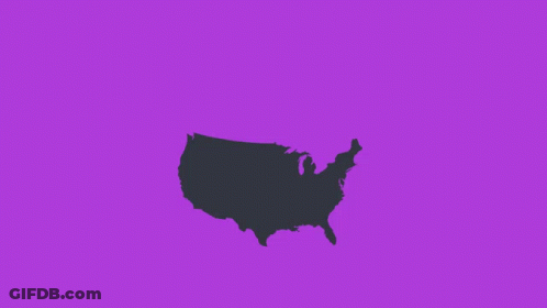Purple Map Of United States Chambers Lugar 2028 For The People GIF