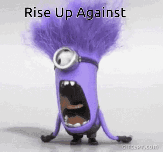 Purple Minion Anti Dot GIF
