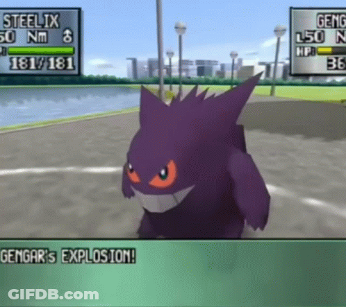 Purple Monster Gemgar Explosion GIF
