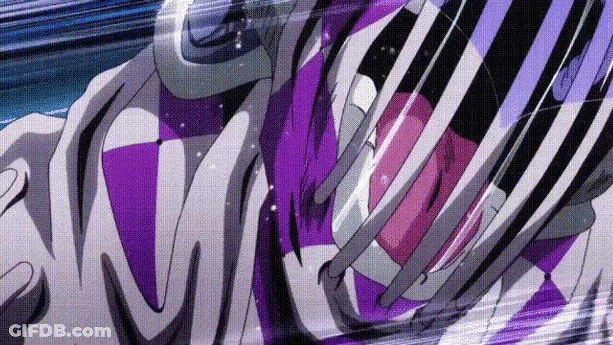 Purple Monster Punching Wall GIF