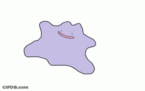 Purple Monster Smiling Face GIF