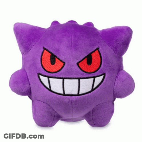 Purple Monster We Feelin That Gengar Vibe GIF