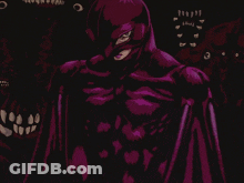 Purple Monster With Clock GIF